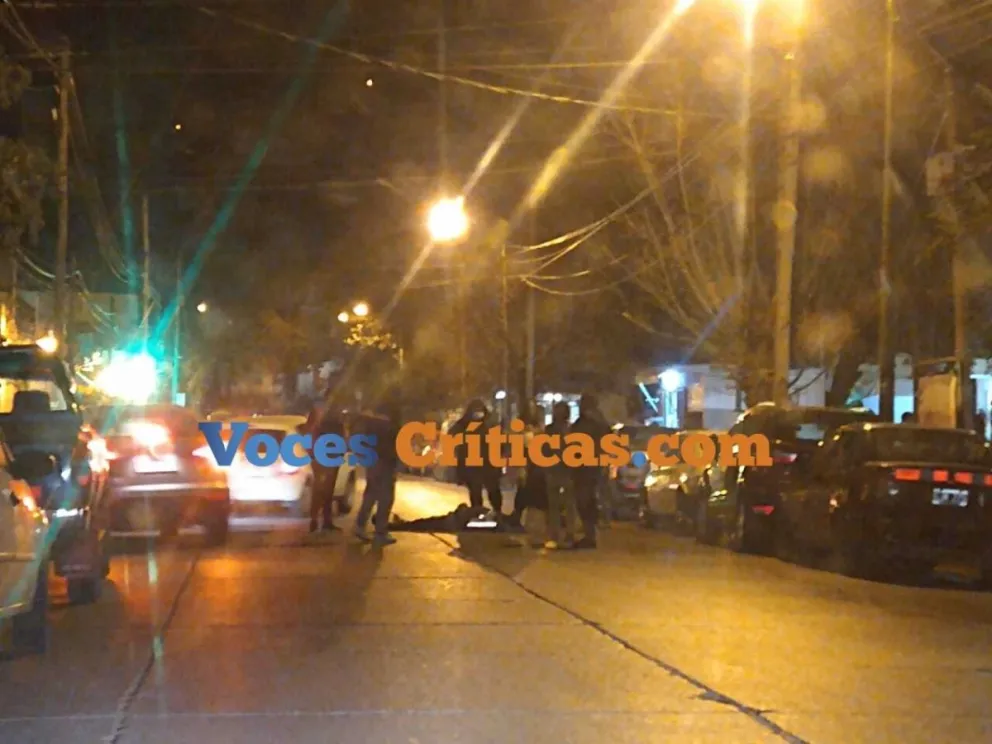 Accidente frente al Hospital San Bernardo. FOTOS