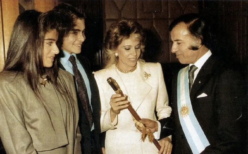 Carlos Menem y Zulema Yoma Fuente (Twitter)