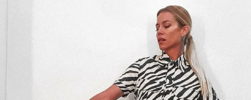 Nicole Neumann inició el día vestida de blanco y revolucionó las redes