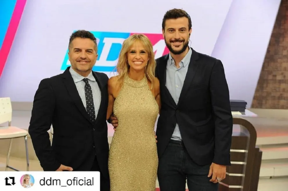 Diego Leuco, Mariana Fabbiani y Ángel De Brito. Fuente (Instagram)