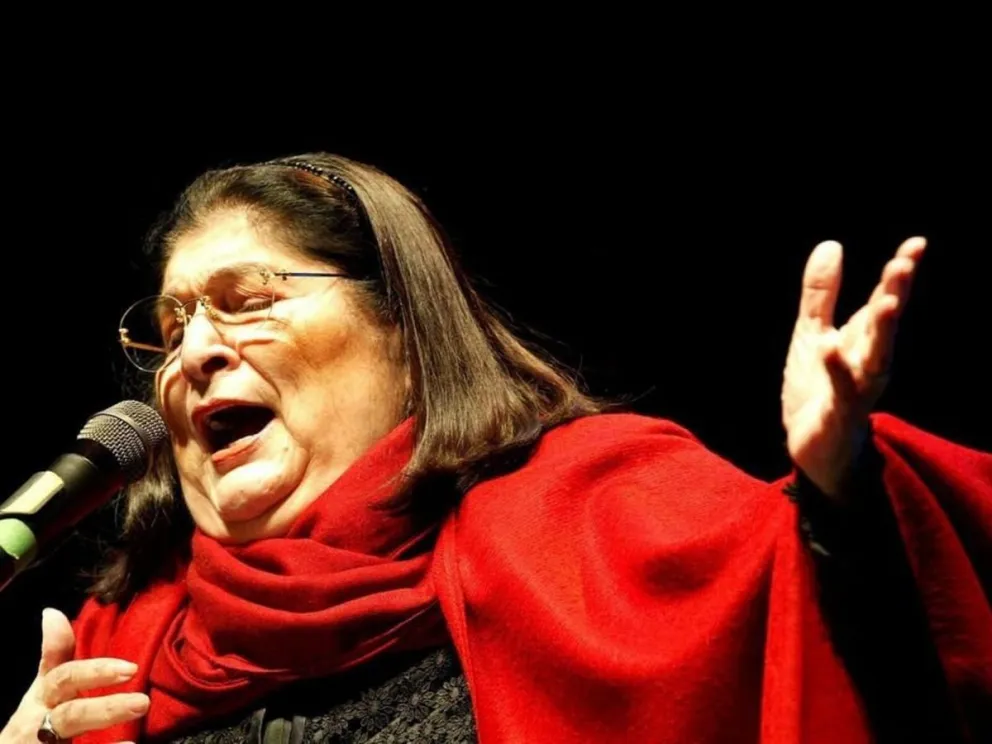 Mercedes Sosa. Fuente (Twitter)