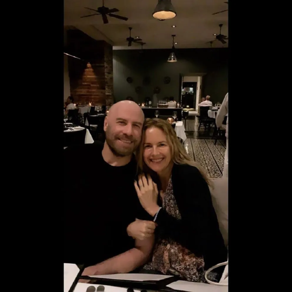 John Travolta y Kelly Preston. Fuente (Instagram)