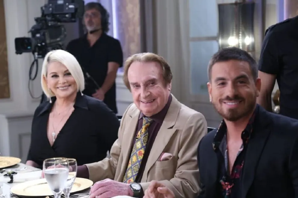 Carmen Barbieri, Santiago y Federico Bal. Fuente (Instagram)