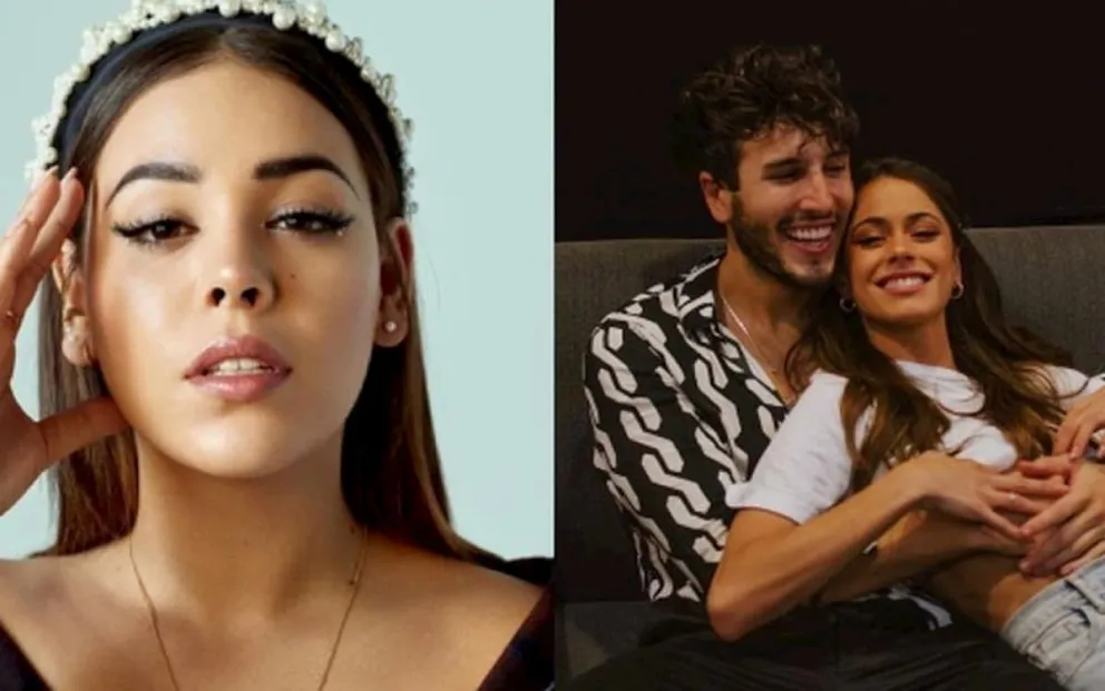 Danna Paola, Sebastián Yatra y Tini Stoessel. Fuente: Instagram 