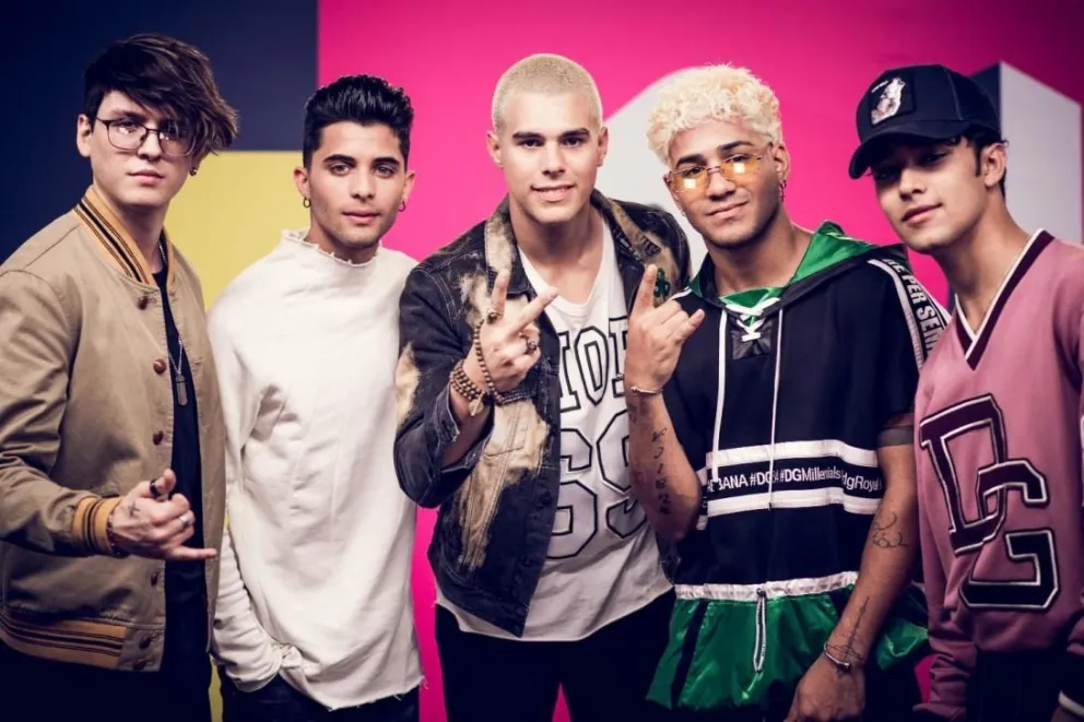 CNCO. Fuente: Instagram 