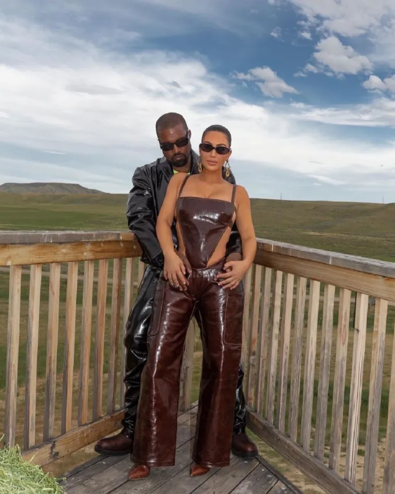 Kim Kardashian & Kanye West Fuente:(Instagram)