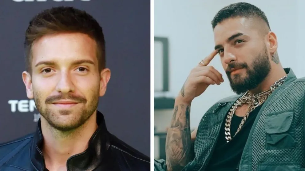 Maluma y Pablo Alborán. Fuente: Instagram 