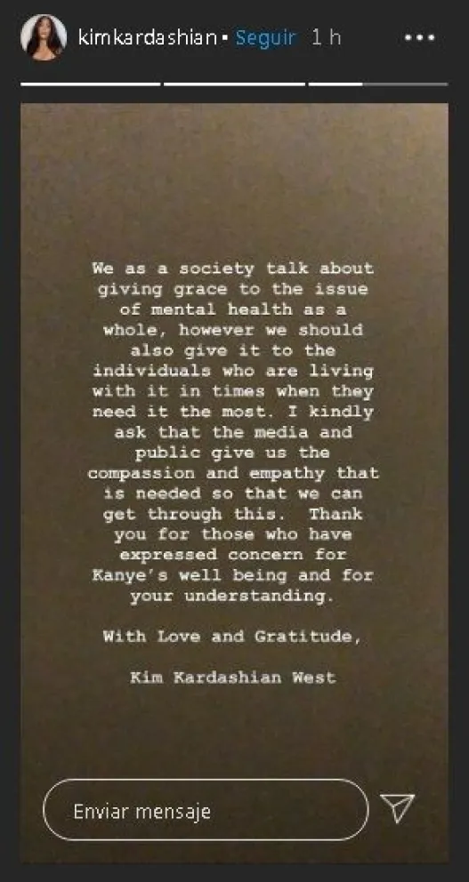 Kim Kardashian y Kanye West. Fuente: twitter