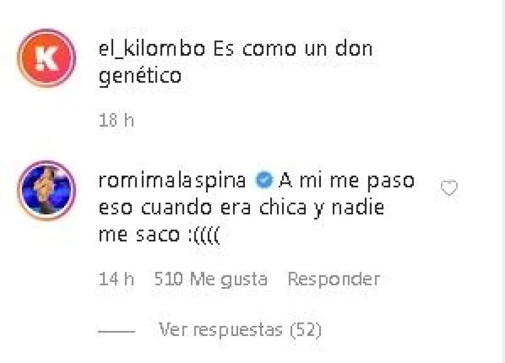 Romina Malaspina. Fuente: twitter