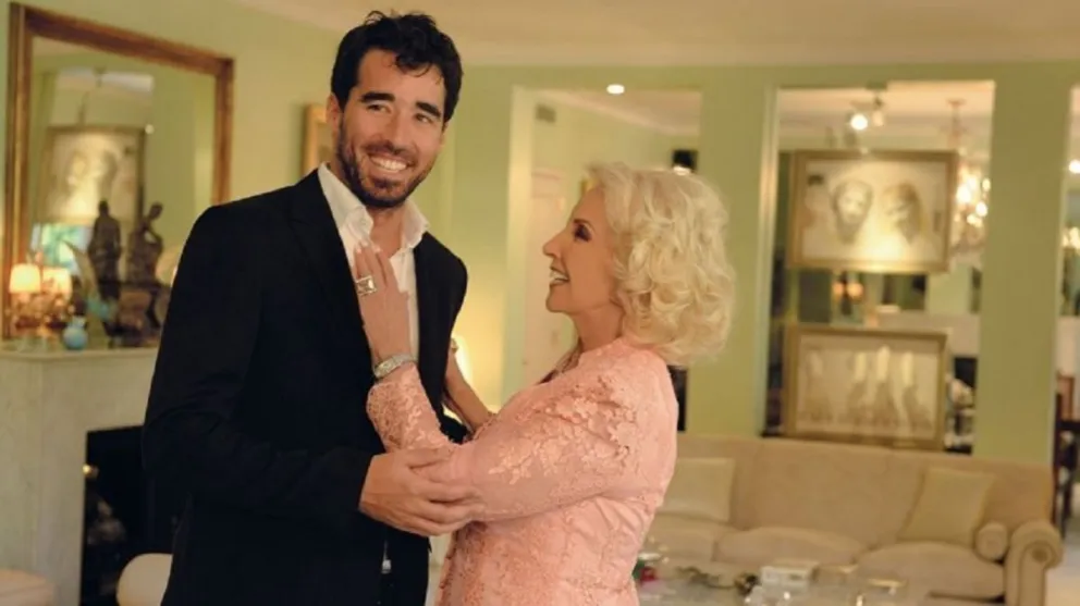 Nacho Viale y Mirtha Legrand. Fuente (Instagram)