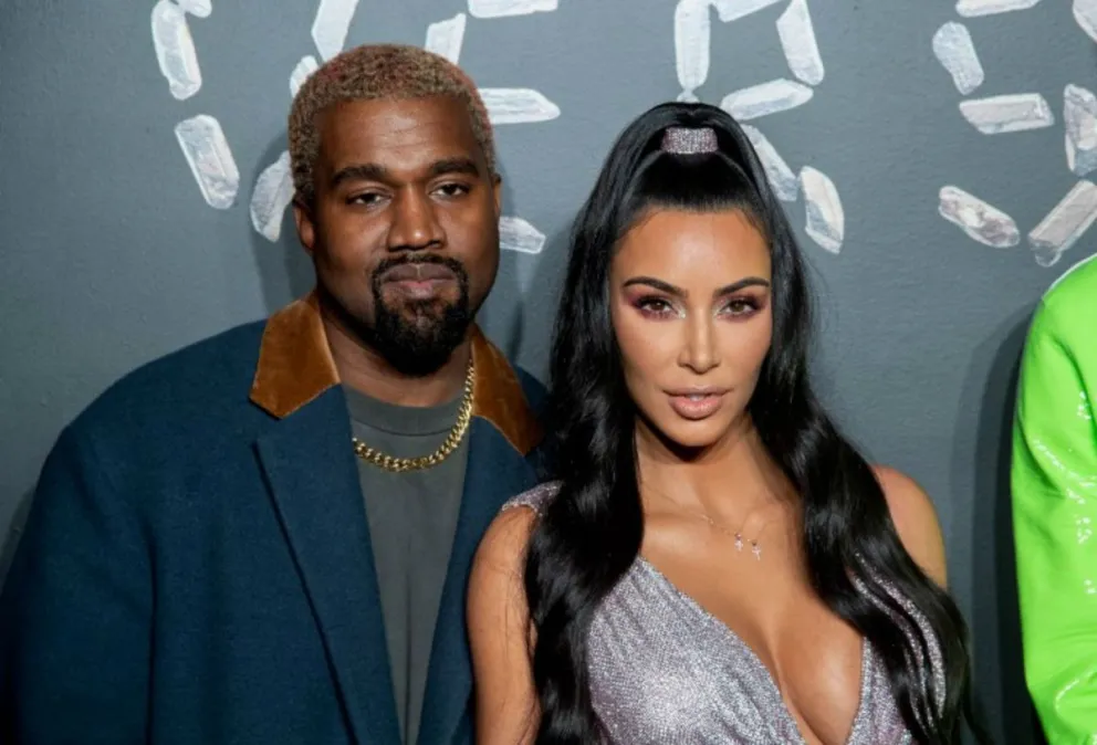 Kim Kardashian y Kanye West. Fuente: Instagram