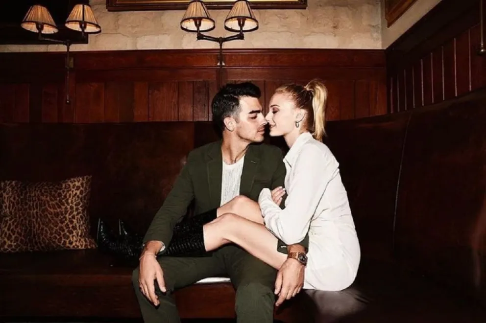 Joe Jonas y Sophie Turner. Fuente. twitter