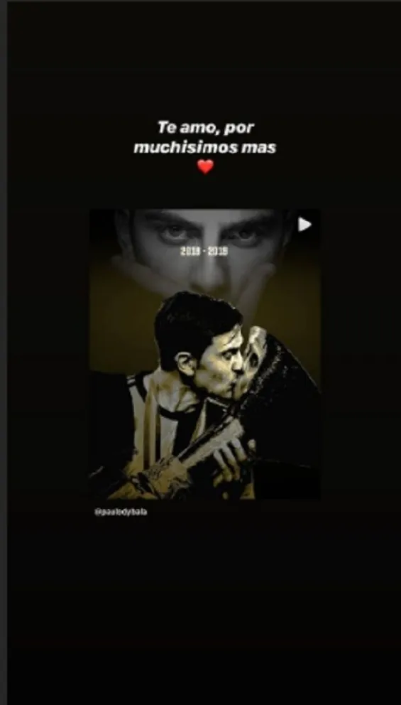 Oriana Sabatini y Paulo Dybala. Fuente: instagram