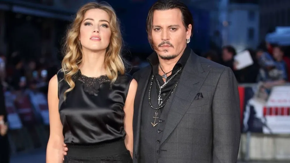 Johnny Depp y Amber Heard. Fuente: Instagram