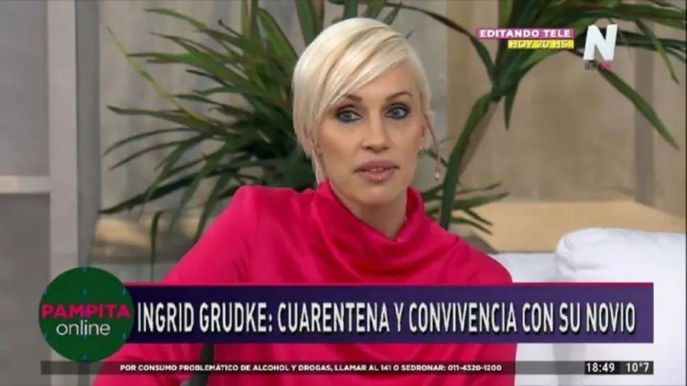 Pampita encaró a Ingrid Grudke por su relación con Roberto García Moritán