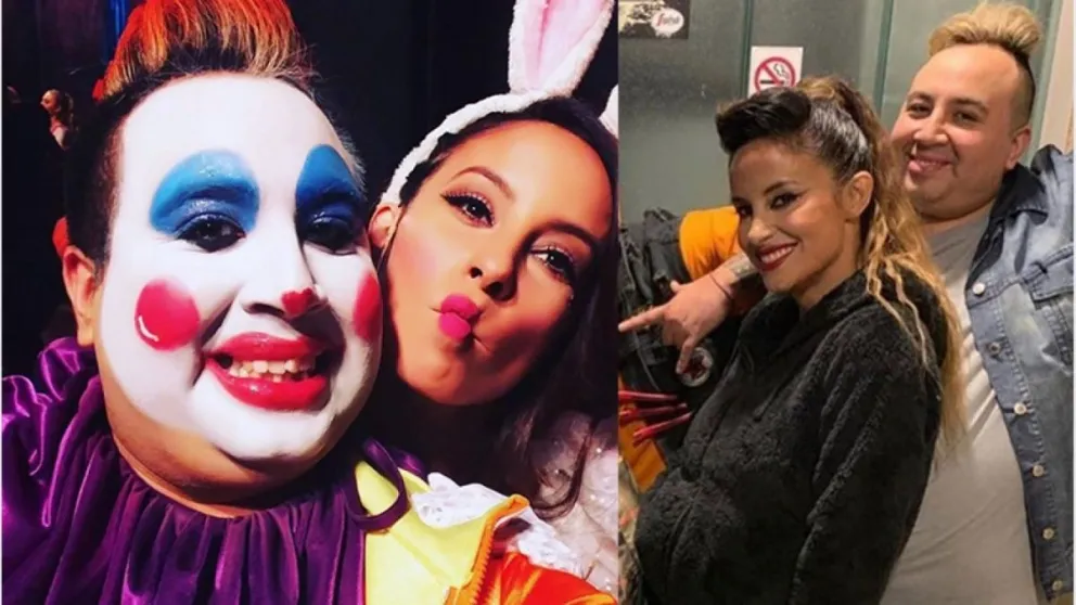 Lourdes Sánchez y Floppy Cucu. Fuente: Instagram 