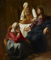 Jesús en casa de Marta y María