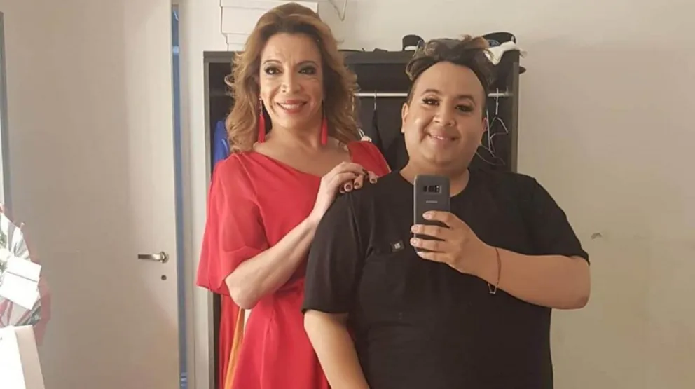 Lizy Tagliani y La Floppy. Fuente: Instagram 