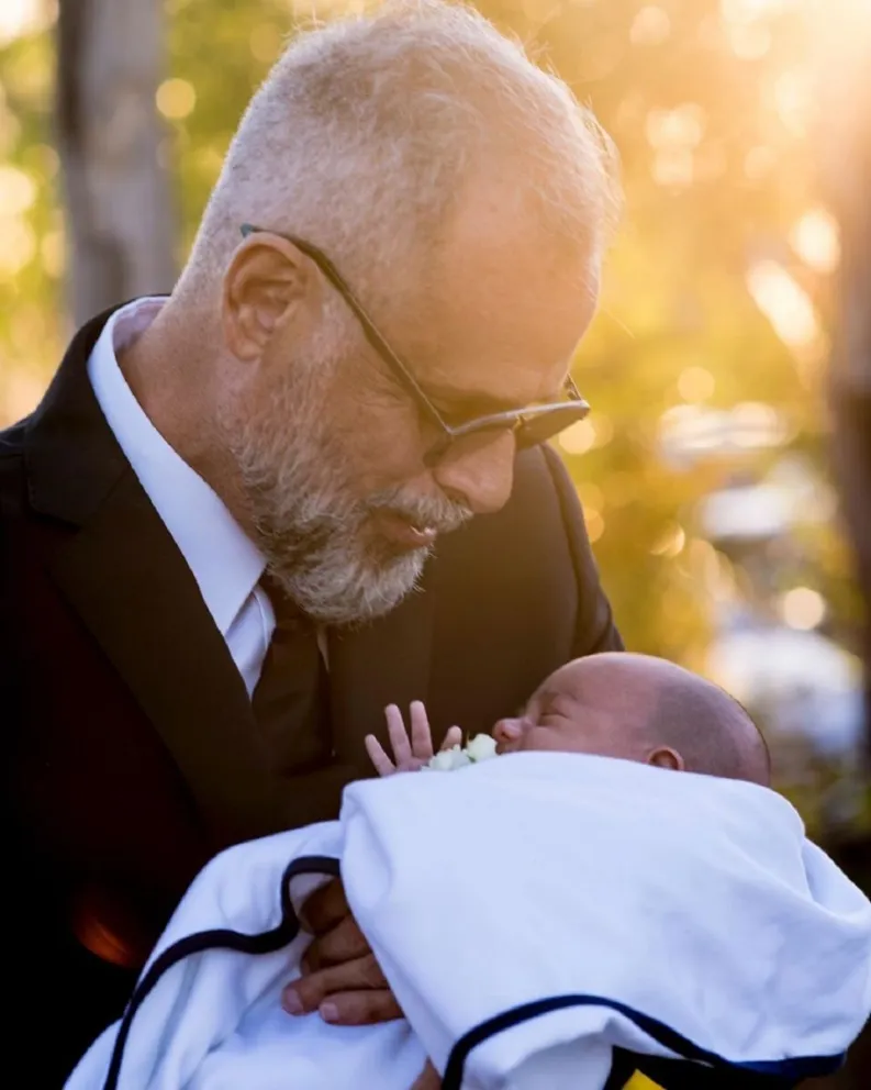Jorge Rial y su nieto Fran. Fuente (Instagram)