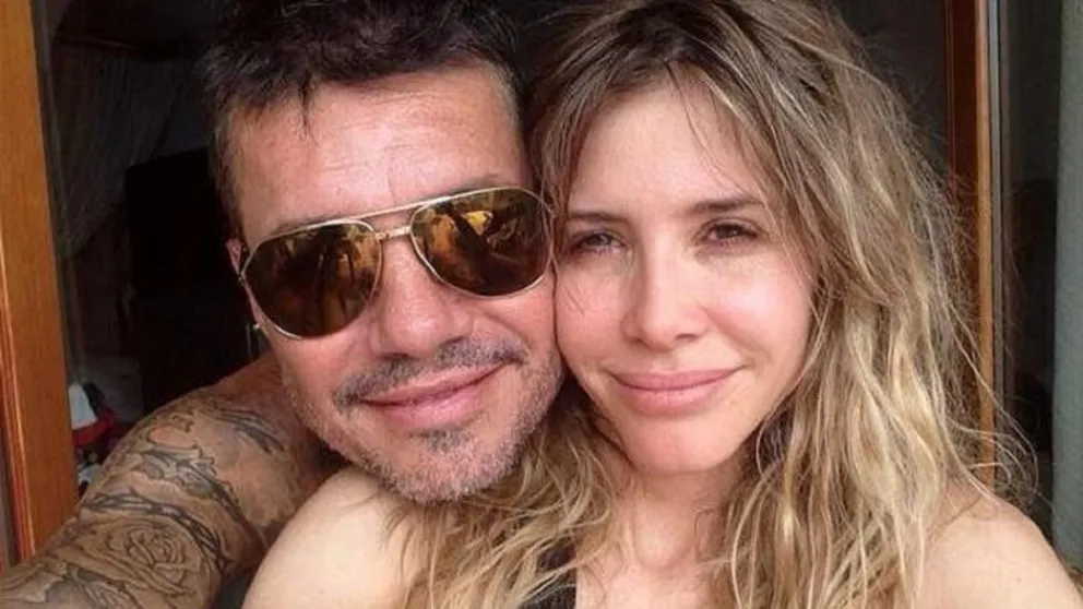 Marcelo Tinelli y Guillermina Valdés. Fuente: twitter