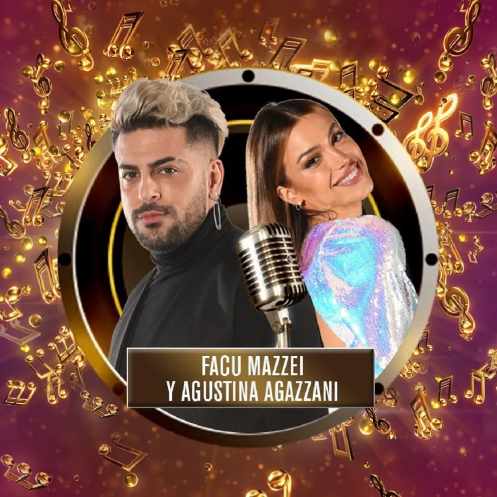 Facu Mazzei y Agustina Agazzani. Fuente (Twitter)