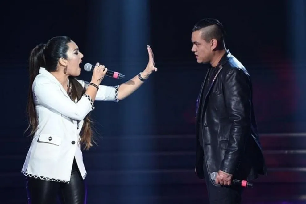 Brian Lanzelotta y Ángela Leiva (Fuente: Instagram)