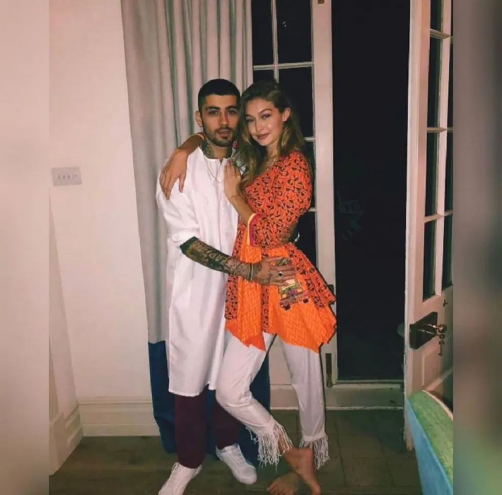 Zayn Malik y Gigi Hadid. Fuente (Instagram)