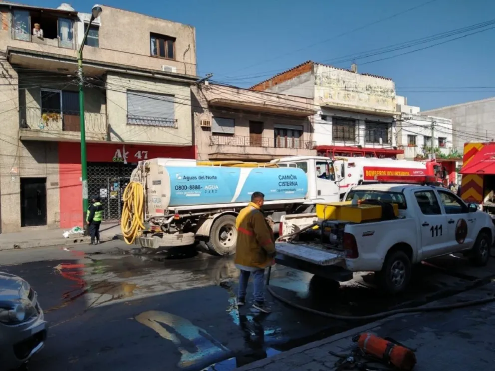Incendio. Fuente: Twitter