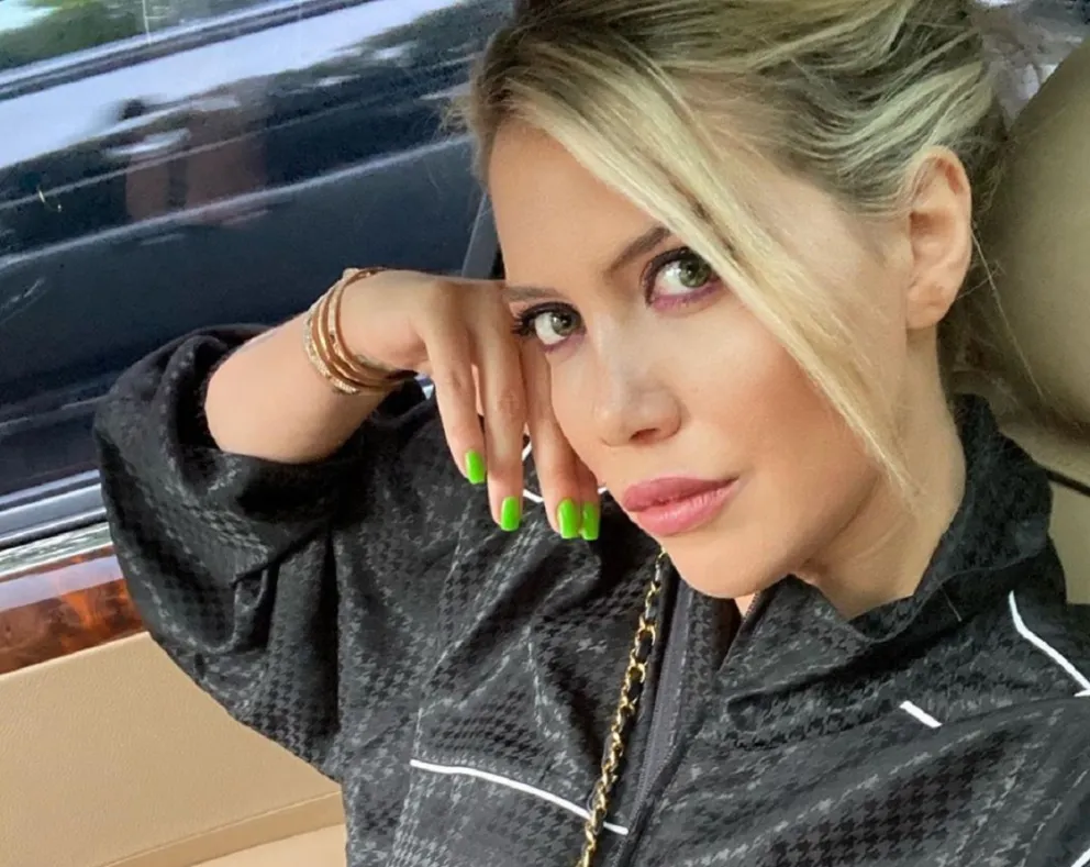 Wanda Nara encandiló con un inesperado look en las redes sociales
