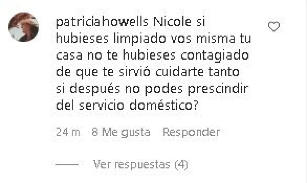 Nicole Neumann. Fuente: twitter
