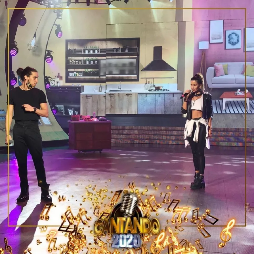Karina Jelinek en Cantando por un Sueño. Fuente (Instagram)