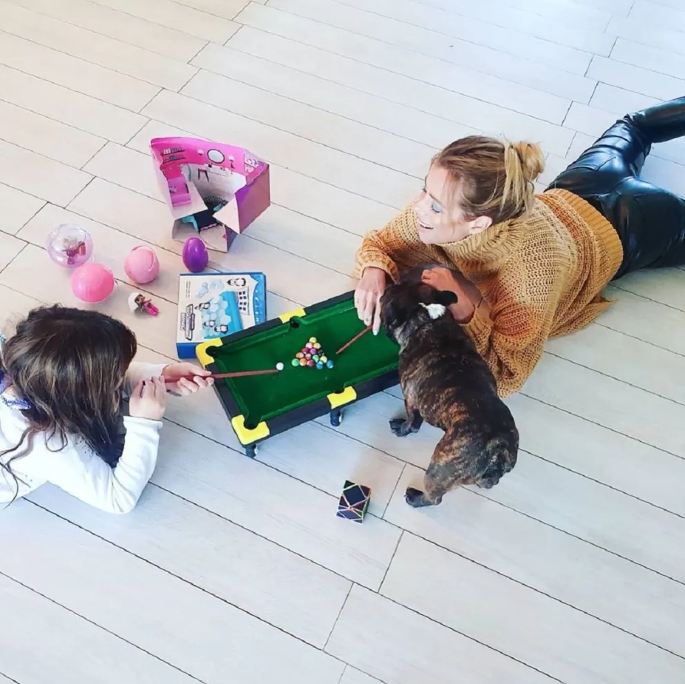 Nicole Neumann y su hija. Fuente (Instagram)