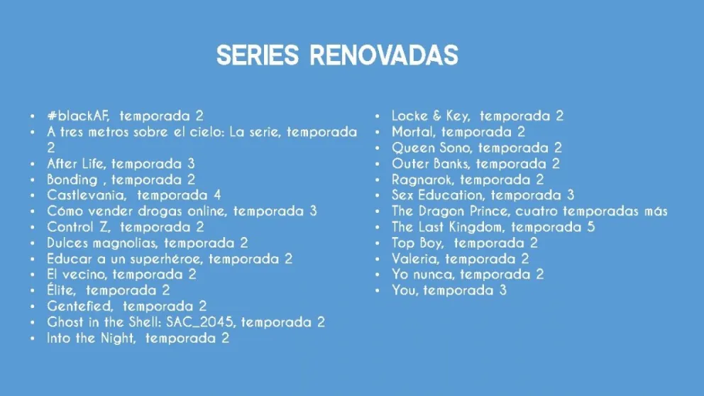 Netflix. Fuente: instagram