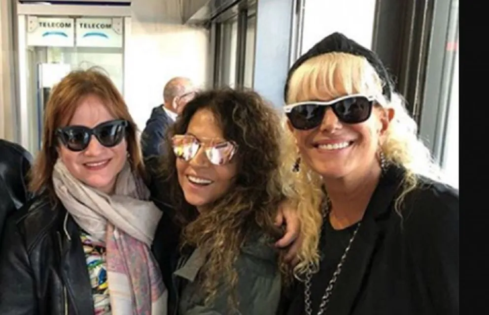Patricia Sosa, Valeria Lynch y Lucía Galán Fuente (Twitter)