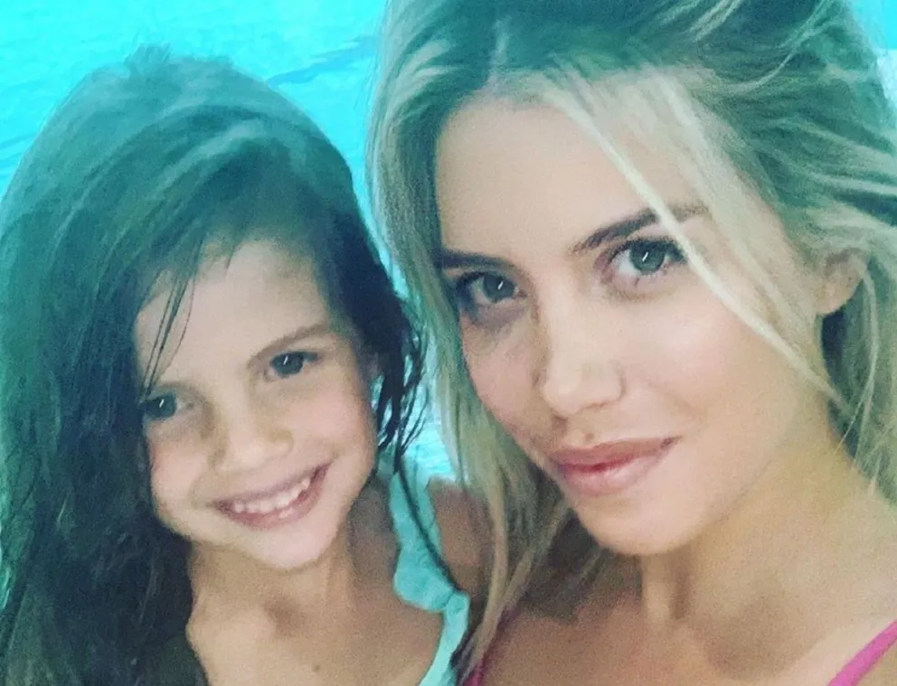 Wanda Nara compartió una foto de su hija Francesca y las redes estallaron en comparaciones