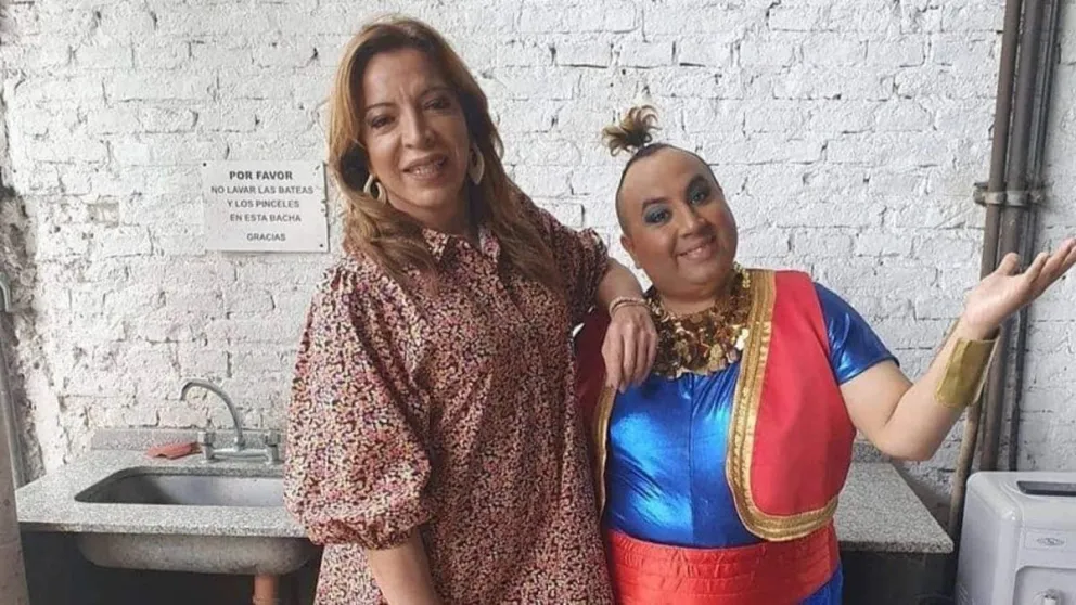 Lizy Tagliani y La Floppy. Fuente: Instagram 