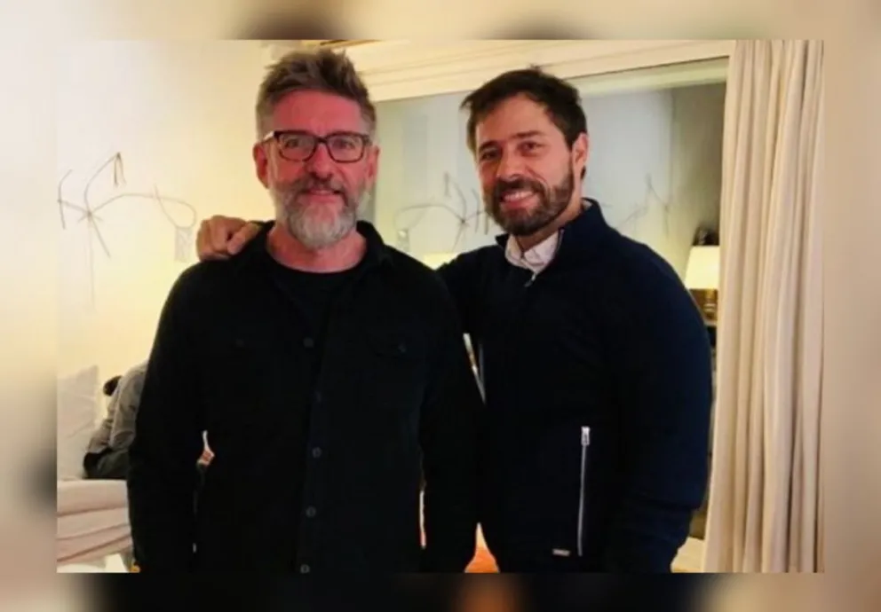 Luis Novaresio y Braulio Bauab. Fuente: Instagram 