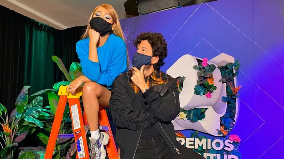 Danna Paola y Sebastián Yatra. Fuente: Instagram 