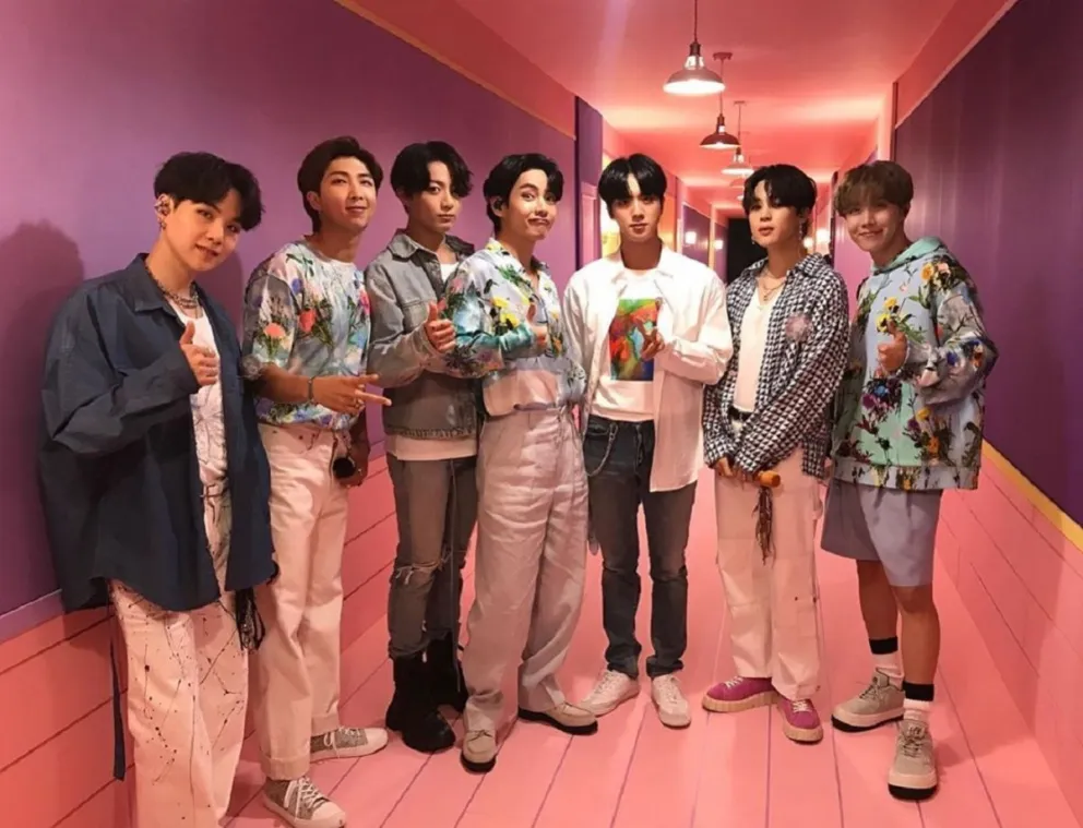 BTS (Fuente: Instagram)