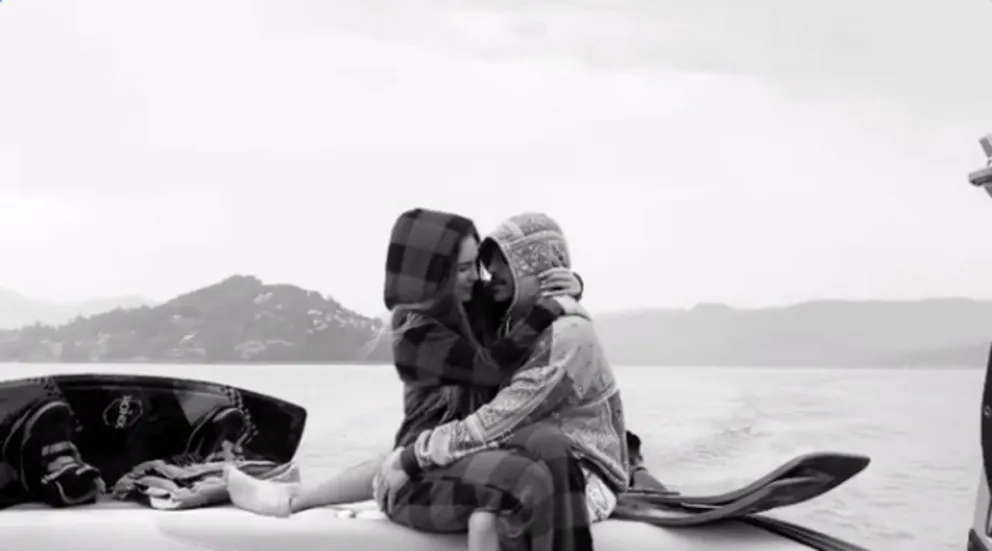 Belinda y Christian Nodal. Fuente: Instagram 