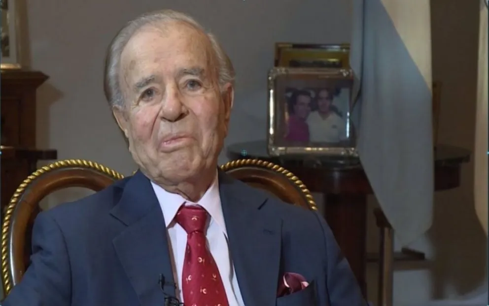 Carlos Menem. Fuente: (Instagram)