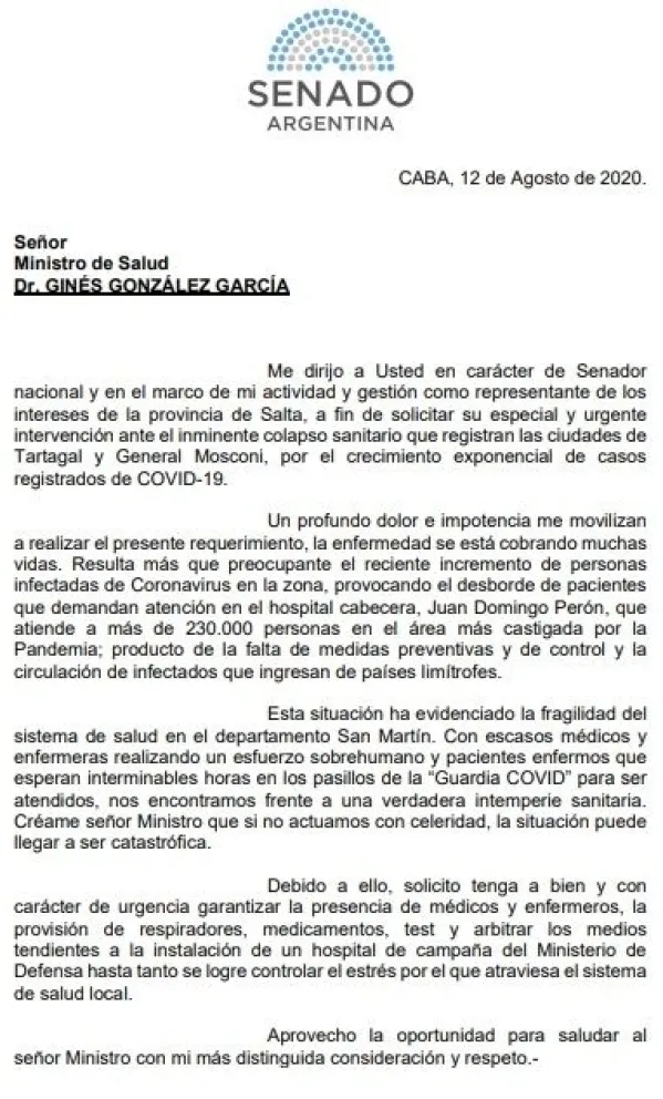 URGENTE | Ante la caótica situación en Targatal y Mosconi, piden la intervención del Gobierno Nacional