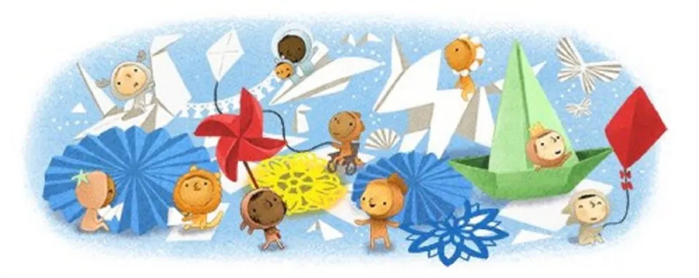 Día del Niño doodle
