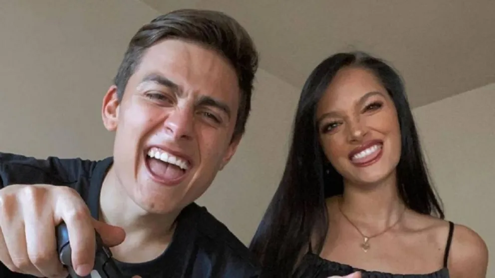 Oriana Sabatini y Paulo Dybala. Fuente: twitter