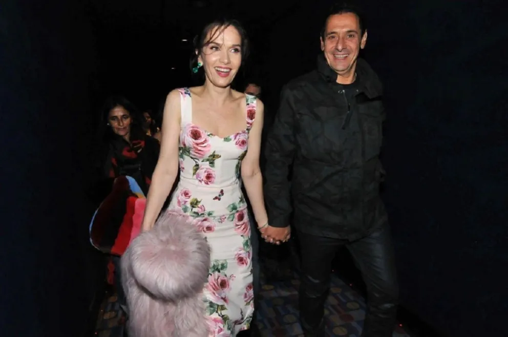 Natalia Oreiro y Ricardo Mollo. Fuente (Twitter)