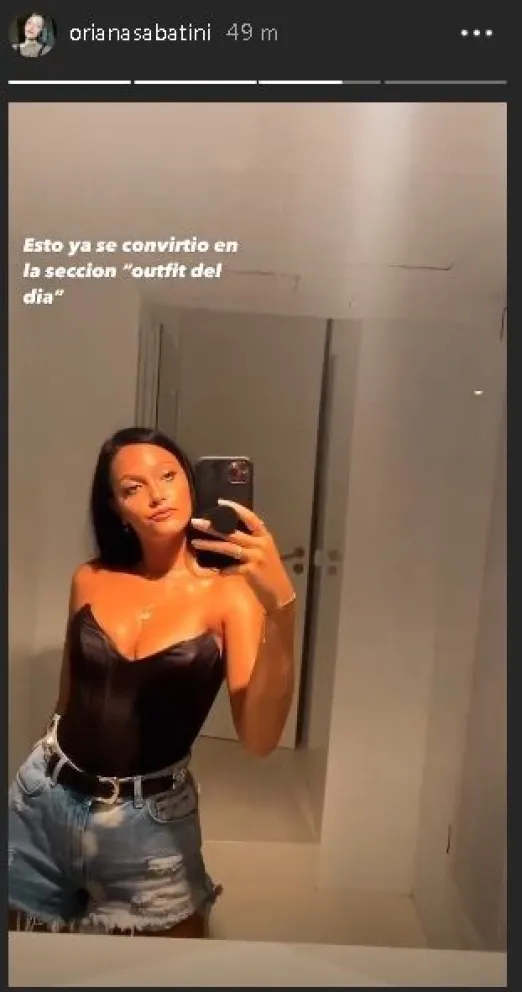 Oriana Sabatini. Fuente: twitter