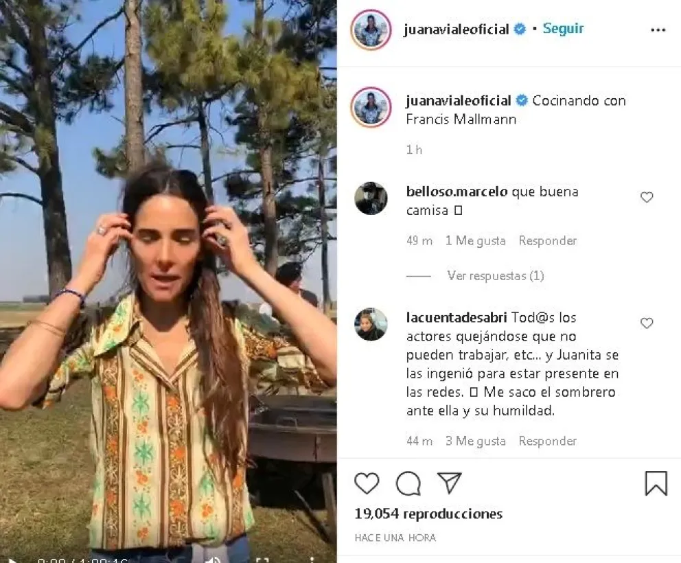 Juana Viale. Fuente: twitter