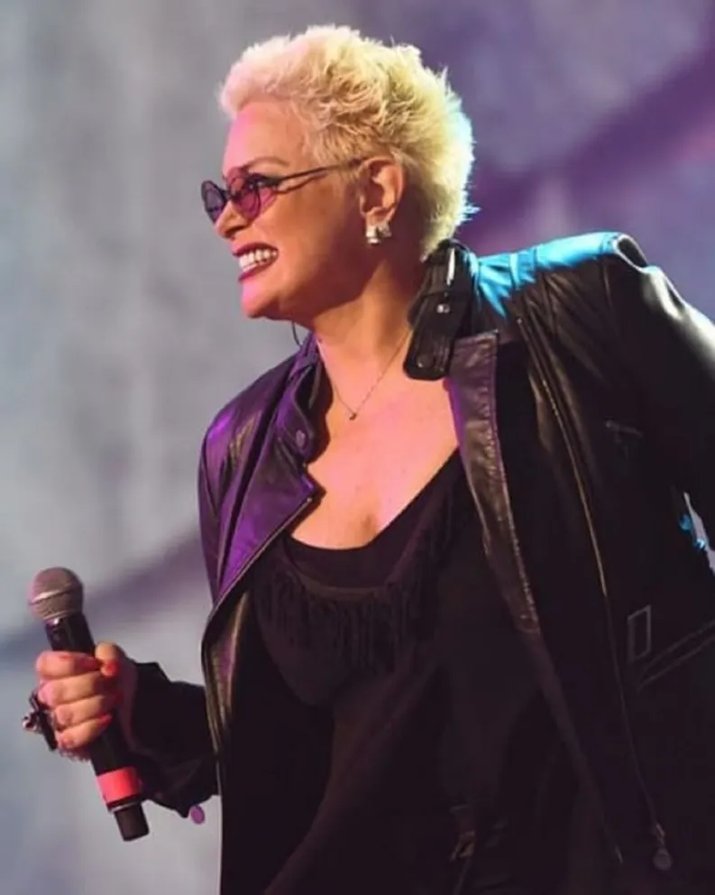 Carmen Barbieri lista para la ronda de cumbia en el Cantando 2020