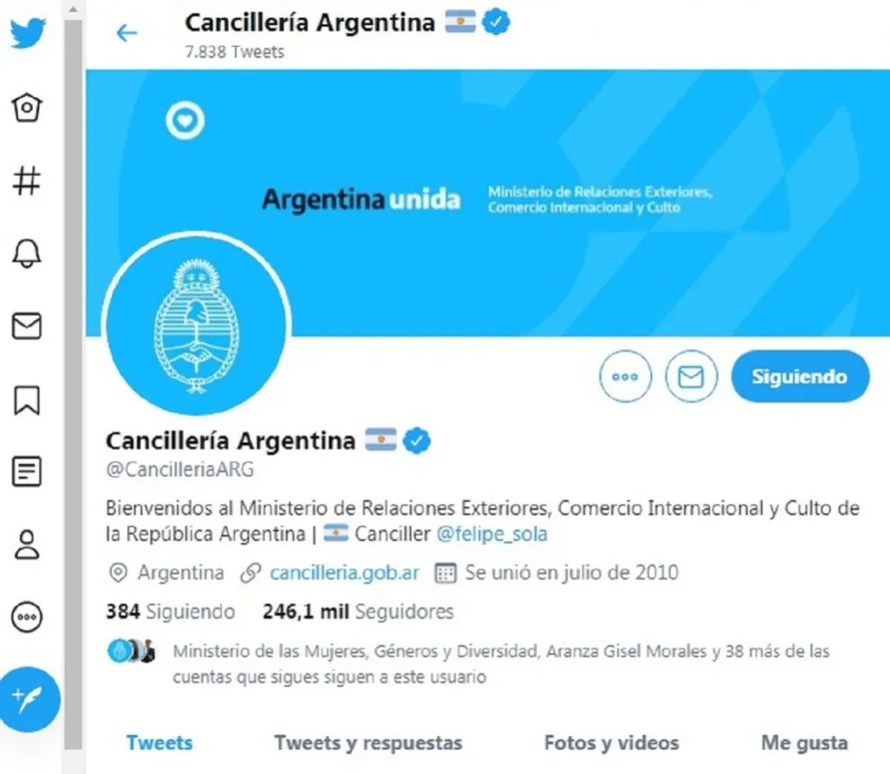 El grosero error de la Cancillería Argentina por el que tuvo que dar explicaciones