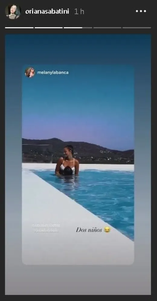 Oriana Sabatini y Paulo Dybala. Fuente: twitter
